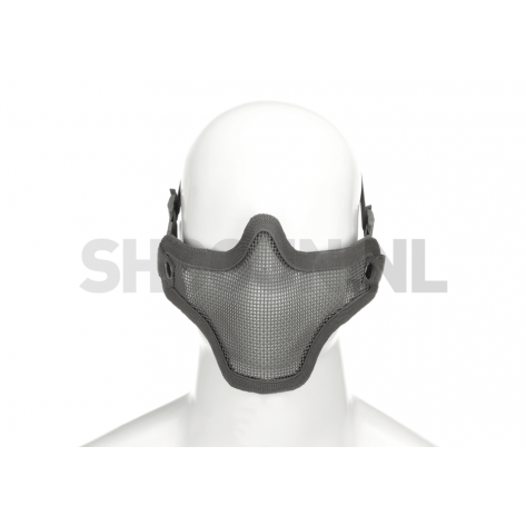 Steel Half Face Mask | Wolf Grey | Invader Gear