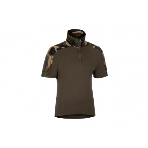 Combat Shirt Short Sleeve | Woodland | Invader Gear 