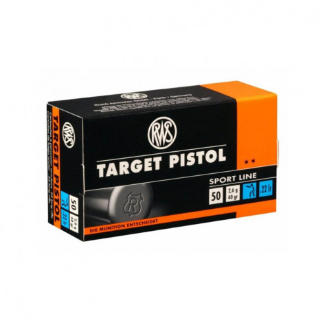 Target Pistol .22 LR RN 40 Grain | 50st | RWS 