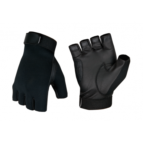 Half Finger Shooting Gloves | Black | Invader Gear 