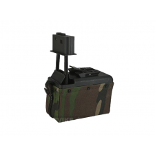 Ammobox A&K Woodland 1500 BBs Voor M249 | SHOGUN