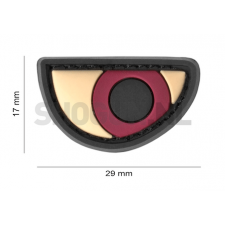Angry Eyes Rubber Patch | JTG