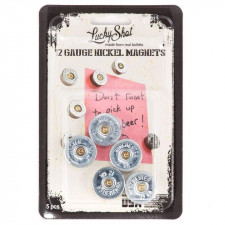 Magneet 5 stuks | 12 Gauge (nickel) | Lucky Shot 