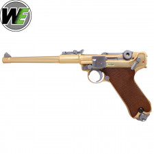 Luger P08 Full Metal 8 Inch | Gold | GBB | WE