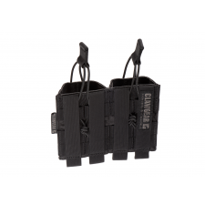 5.56mm Open Double Mag Pouch Core | Black | Clawgear