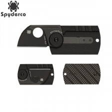 Spyderco Dogtag Folder Carbon Fiber Black PE