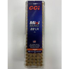 CCI | Mini-Mag | .22LR| 40 grain CP/RN